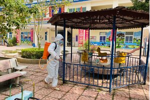 Bắc Giang: Học sinh mầm non huyện Việt Yên trở lại trường từ 22/11