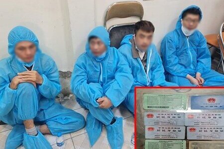 Bắt 4 người Trung Quốc nhập cảnh trái phép vào Việt Nam