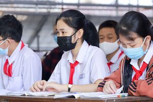 Học sinh khối lớp 1, 8, 9 ở Đà Nẵng đi học trực tiếp từ ngày 6/12