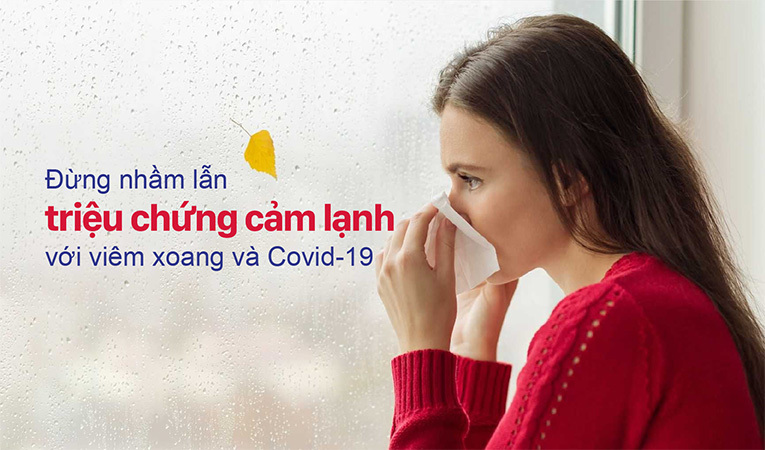 Triệu chứng cảm lạnh với viêm xoang