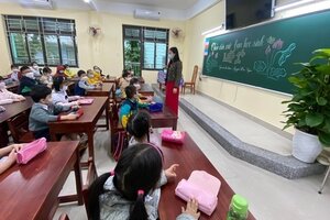 Đà Nẵng: 75% học sinh lớp Một đến trường buổi đầu tiên