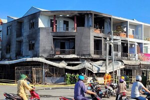 Cháy tiệm vải trong đêm, 4 người trong gia đình tử vong thương tâm