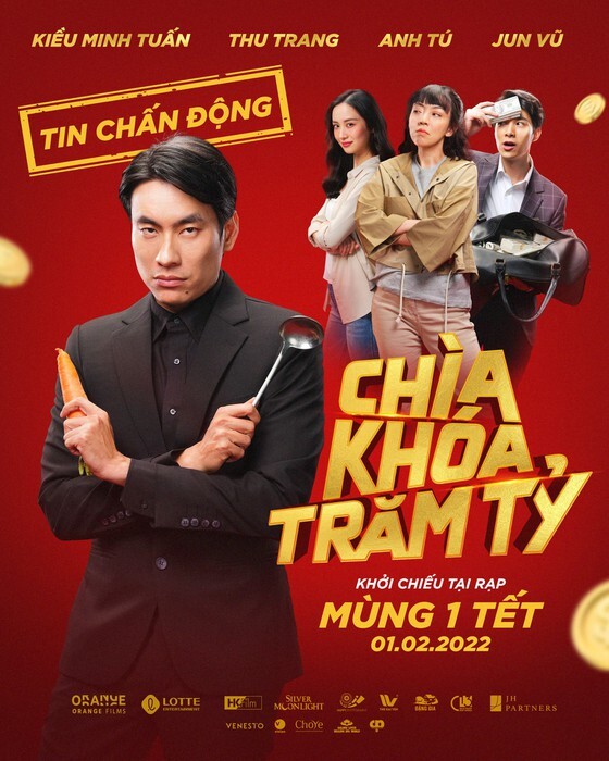 Hậu trường phim hài Tết 2022 của Kiều Minh Tuấn - Thu Trang 