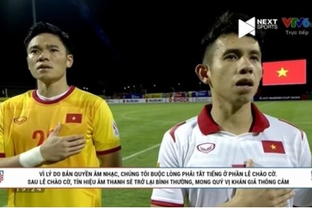 Quốc ca Việt Nam sẽ không bị tắt tiếng trong các trận đấu tại AFF Cup 2020