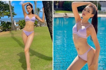 Vừa lọt top 13 Top Model Miss World, Đỗ Thị Hà khoe ảnh bikini nuột nà