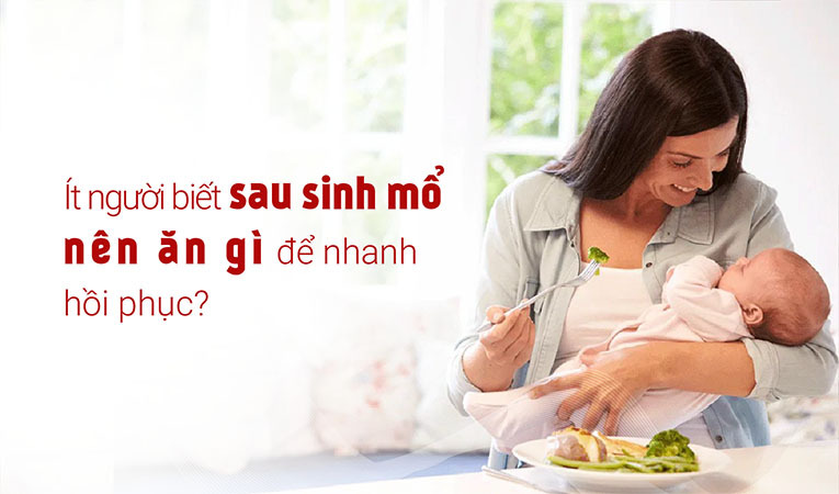 sau sinh mổ nên ăn gì