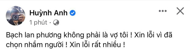 Huỳnh Anh bất ngờ tuyên bố bạn gái hơn tuổi không phải vợ, đã chọn nhầm người