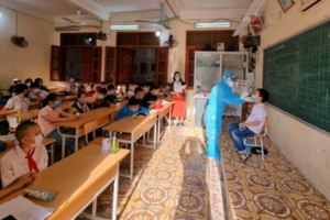 Hơn 330 học sinh các cấp tại Hải Phòng thuộc diện F0