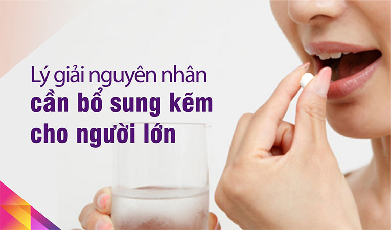 Bổ sung kẽm cho người lớn