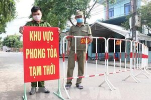 Quảng Trị: Phong tỏa tạm thời một xã vì có nhiều ca mắc Covid-19