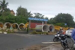 Phát hiện thi thể người đàn ông trong cống thoát nước 