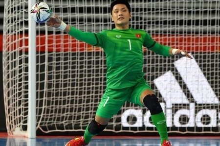 Thủ môn Futsal Việt Nam lọt vào danh sách 10 thủ môn sắc nhất thế giới