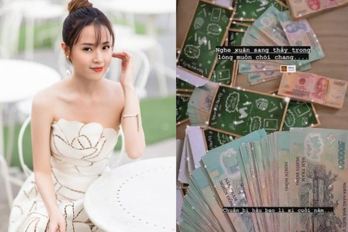 Sao Việt thưởng Tết: Nữ đại gia Quận 7 thưởng lương tháng 14, phát tiền, tặng xe, đi du lịch