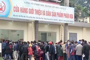 Hai loại pháo hoa 'made in Việt Nam' dừng bán?