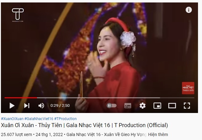 Thủy Tiên tung MV mới Xuân ơi Xuân, khán giả phản ứng thế nào?