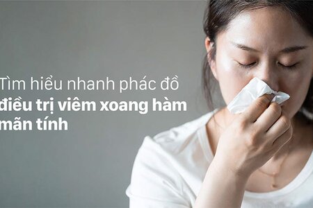 Tìm hiểu nhanh phác đồ điều trị viêm xoang hàm mãn tính 