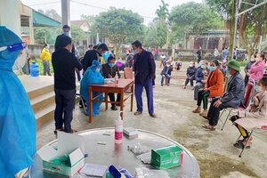 Sau kỳ nghỉ Tết, 50 giáo viên và 331 học sinh ở Hà Tĩnh là F0