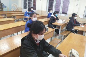 Hải Phòng: Chỉ có 27% học sinh trở lại trường, phụ huynh cho con nghỉ học vì lo dịch bệnh