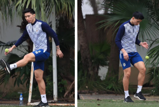 Đoàn Văn Hậu trở lại tập luyện sẵn sàng tái xuất sân cỏ tại SEA Games 31