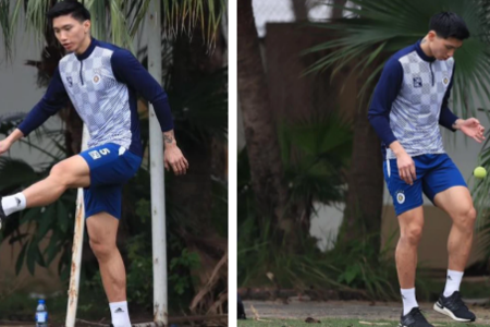 Đoàn Văn Hậu trở lại tập luyện sẵn sàng tái xuất sân cỏ