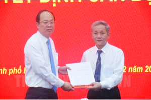 Bổ nhiệm ông Nguyễn Văn Nam làm trợ lý Bí thư Thành ủy TP.HCM Nguyễn Văn Nên