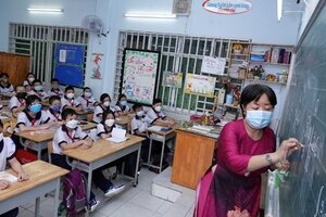 Học sinh đi học trở lại, tổ chức bán trú ra sao?