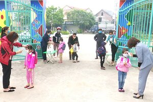 Dự kiến cho trẻ mầm non ở Hà Nội trở lại trường vào ngày 1/3