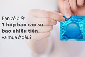 Bạn có biết 1 hộp bao cao su bao nhiêu tiền và mua ở đâu?