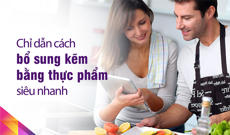 bổ sung kẽm bằng thực phẩm