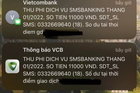 Khách hàng đồng loạt hủy dịch vụ SMS Banking vì phí ‘cắt cổ'