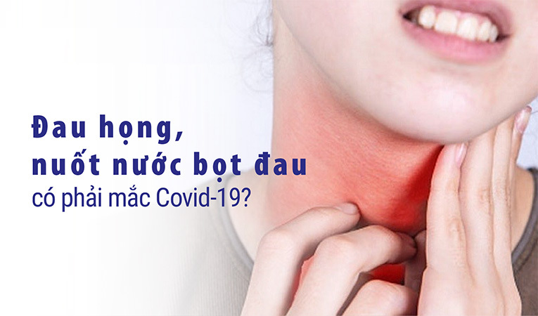 nuốt nước bọt đau