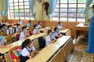 Hôm nay học sinh lớp 1-6 ở Hà Nội dừng học trực tiếp