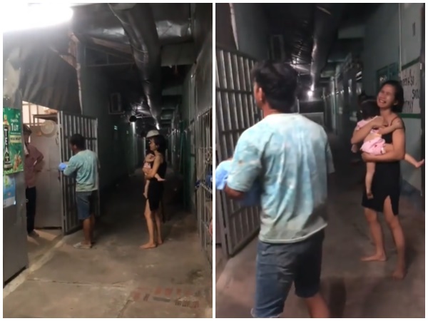 Thực hư clip cha ôm con nhỏ đã mất về phòng bị chủ trọ đuổi ra ngoài
