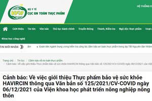 Viên uống Havircin quảng cáo vống trị Covid, ông chủ đứng sau là ai?