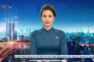 BTV Minh Trang trở lại dẫn bản tin Thời sự 19h của VTV
