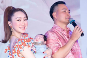 Vợ Chi Bảo dùng 700 triệu tiền mừng đầy tháng con trai làm từ thiện