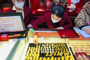 Vàng SJC 69,3 triệu đồng một lượng