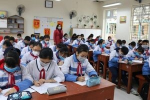 326 xã, phường vùng cam ở Hà Nội cho học sinh học trực tuyến từ 7/3
