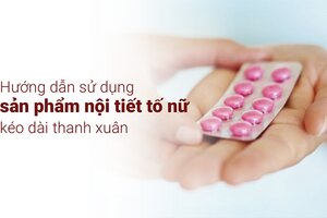 Hướng dẫn sử dụng sản phẩm nội tiết tố nữ kéo dài thanh xuân