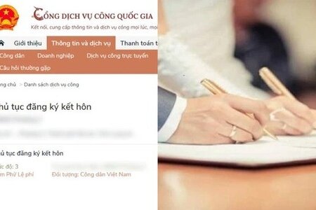 Từ tháng 3, người dân có thể đăng ký kết hôn trực tuyến