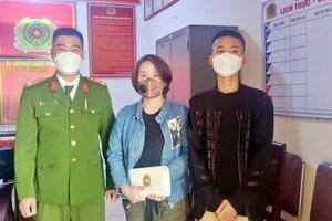 Nhặt được hơn 200 triệu đồng, thanh niên nhờ Công an tìm người trả lại