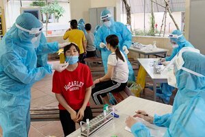 Ngày 21/3, Nam Định ghi nhận thêm 1.112 ca dương tính Covid-19 mới