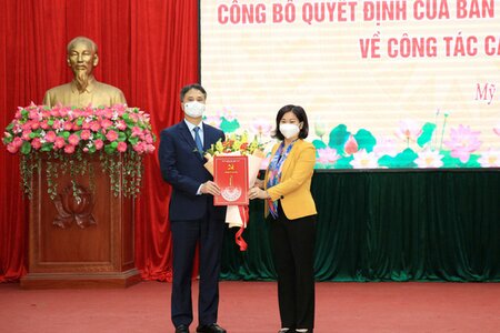 Chánh văn phòng UBND TP Hà Nội Nguyễn Anh Dũng giữ chức bí thư Mỹ Đức