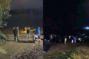 Đang tìm kiếm 2 mẹ con mất tích trong vụ lật đò ở Tuyên Quang