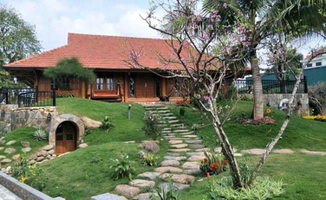 Cận cảnh biệt thự sân vườn đẹp như resort xủa Xuân Bắc