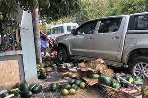 Xe biển xanh gây tai nạn, 2 người bán hoa quả tử vong