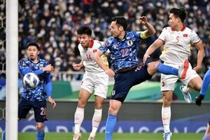 Tuyển Việt Nam xuất sắc cầm hòa Nhật Bản trên sân của đối thủ