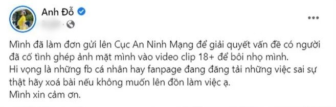 Công an tiếp nhận đơn, làm rõ vụ Trâm Anh bị đồn lộ clip 29 giây