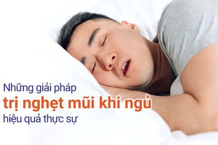 Những giải pháp trị nghẹt mũi khi ngủ hiệu quả thực sự