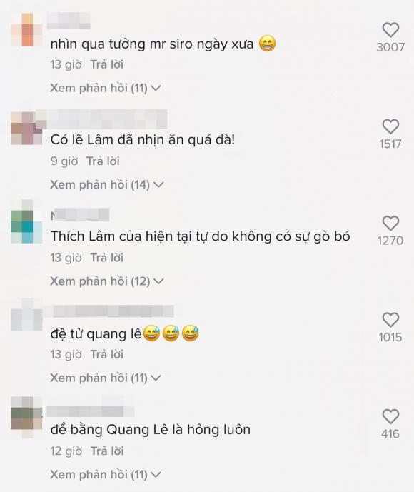 Ngờ ngàng với thân hình phát tướng của Hoài Lâm